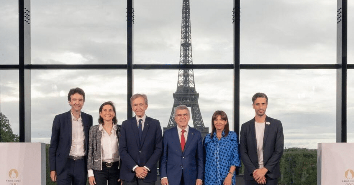 LVMH qui collabore avec les Jeux Olympiques Paris 2024