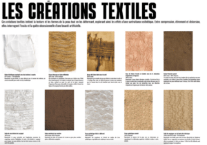 les créations textiles